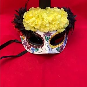 LAST ONE❗️Day of The Dead Mask with Flowers